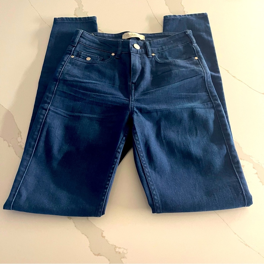 Maison Martin Margiela Deep Blue Skinny Jeans size 26w 32 long